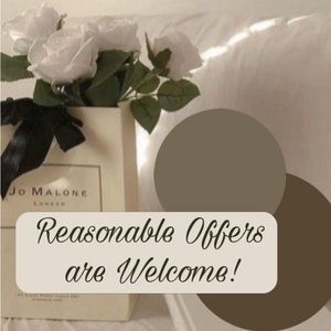 OFFERS ARE ALWAYS WELCOME!